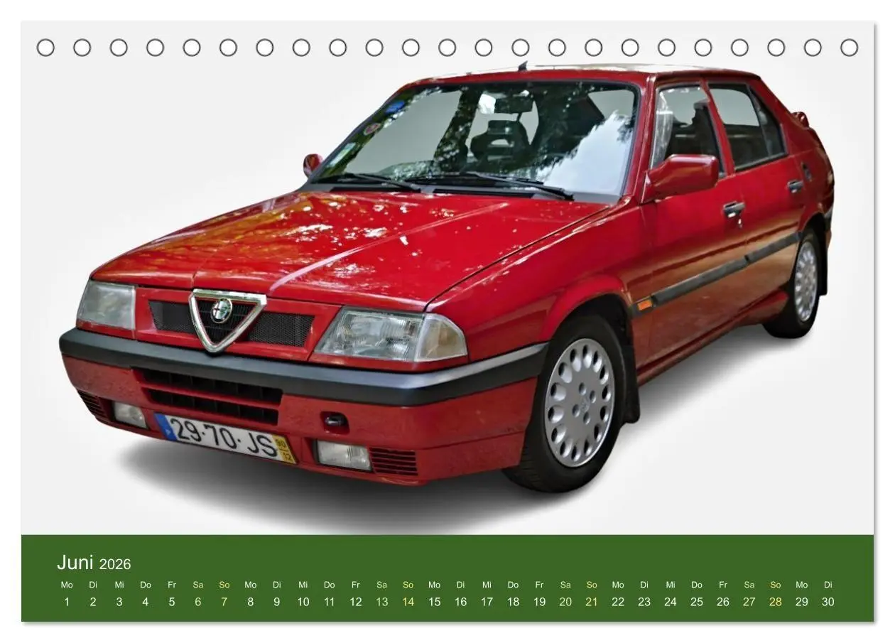 Bild: 9783516729481 | Italienische Klassiker (Tischkalender 2026 DIN A5 quer), CALVENDO...