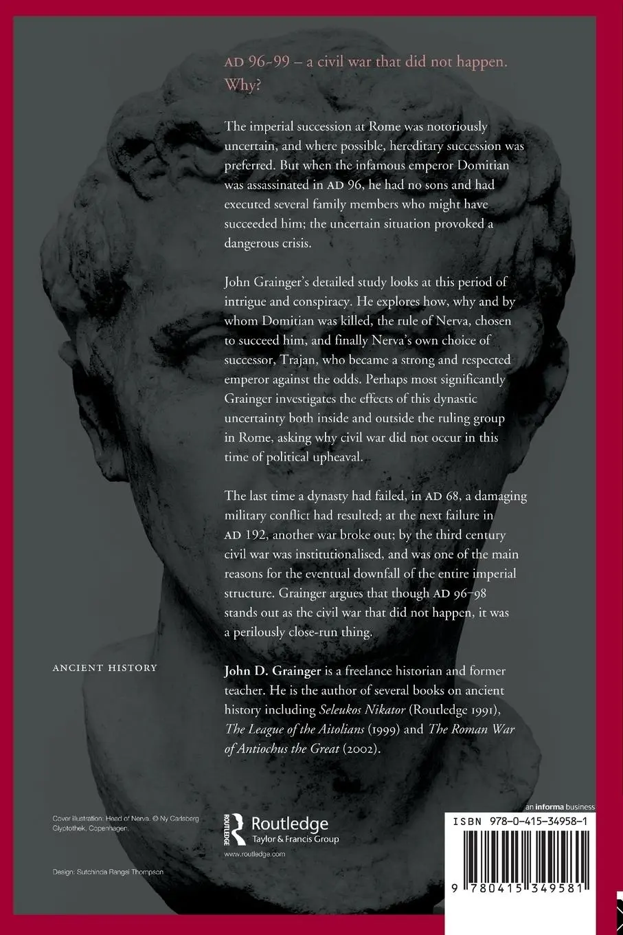 Rückseite: 9780415349581 | Nerva and the Roman Succession Crisis of AD 96-99 | John D. Grainger