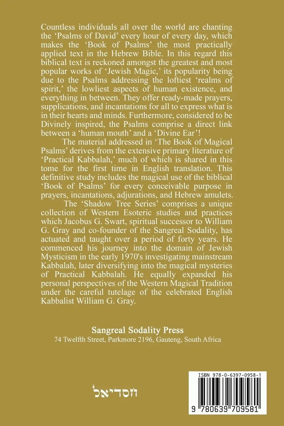 Rückseite: 9780639709581 | The Book of Magical Psalms - Part 2 | Jacobus G. Swart | Taschenbuch