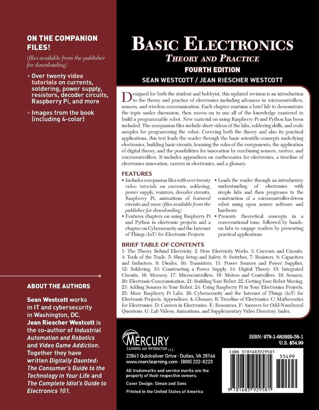 Rückseite: 9781683929581 | Basic Electronics | Theory and Practice | Westcott (u. a.) | Buch