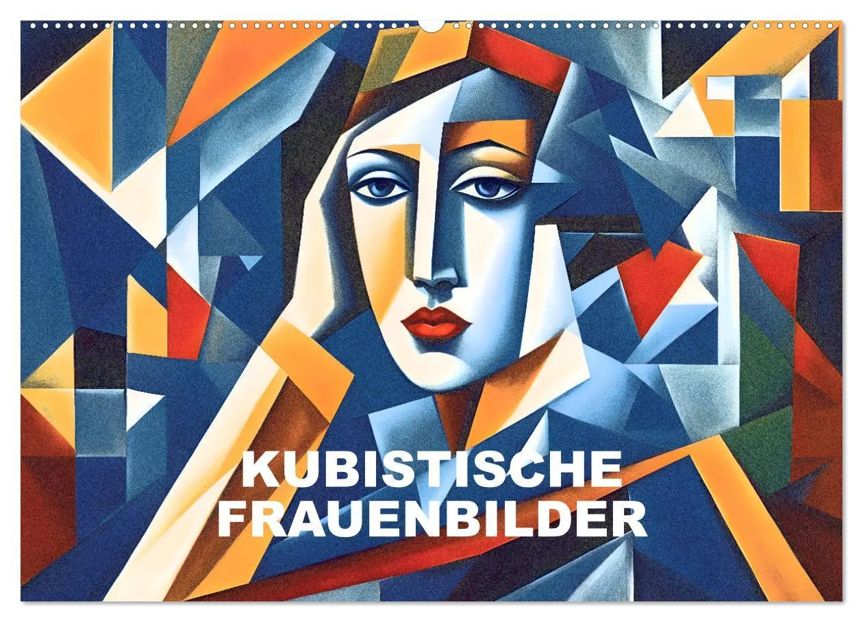 Cover: 9783457319581 | Kubistische Frauen Bilder (Wandkalender 2026 DIN A2 quer), CALVENDO...