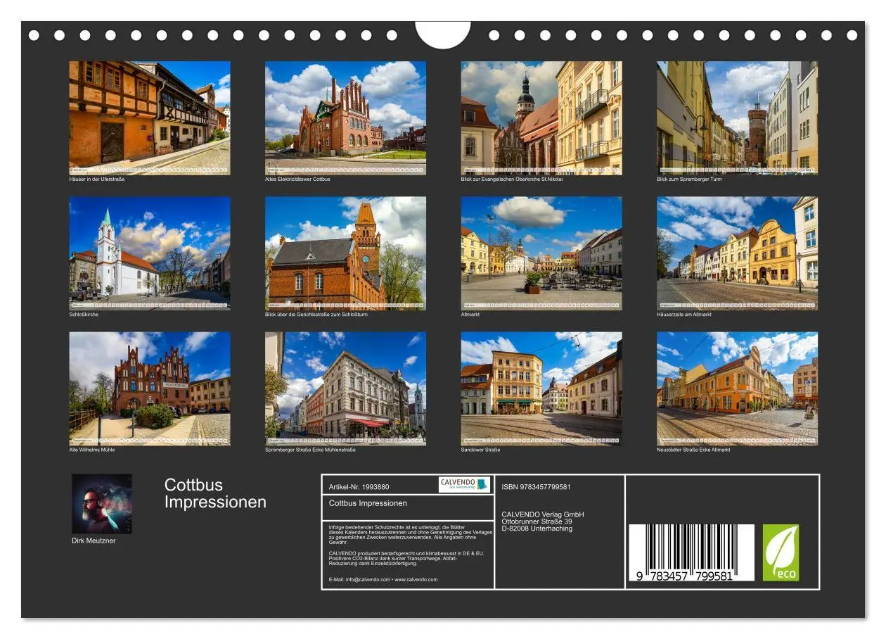 Bild: 9783457799581 | Cottbus Impressionen (Wandkalender 2026 DIN A4 quer), CALVENDO...