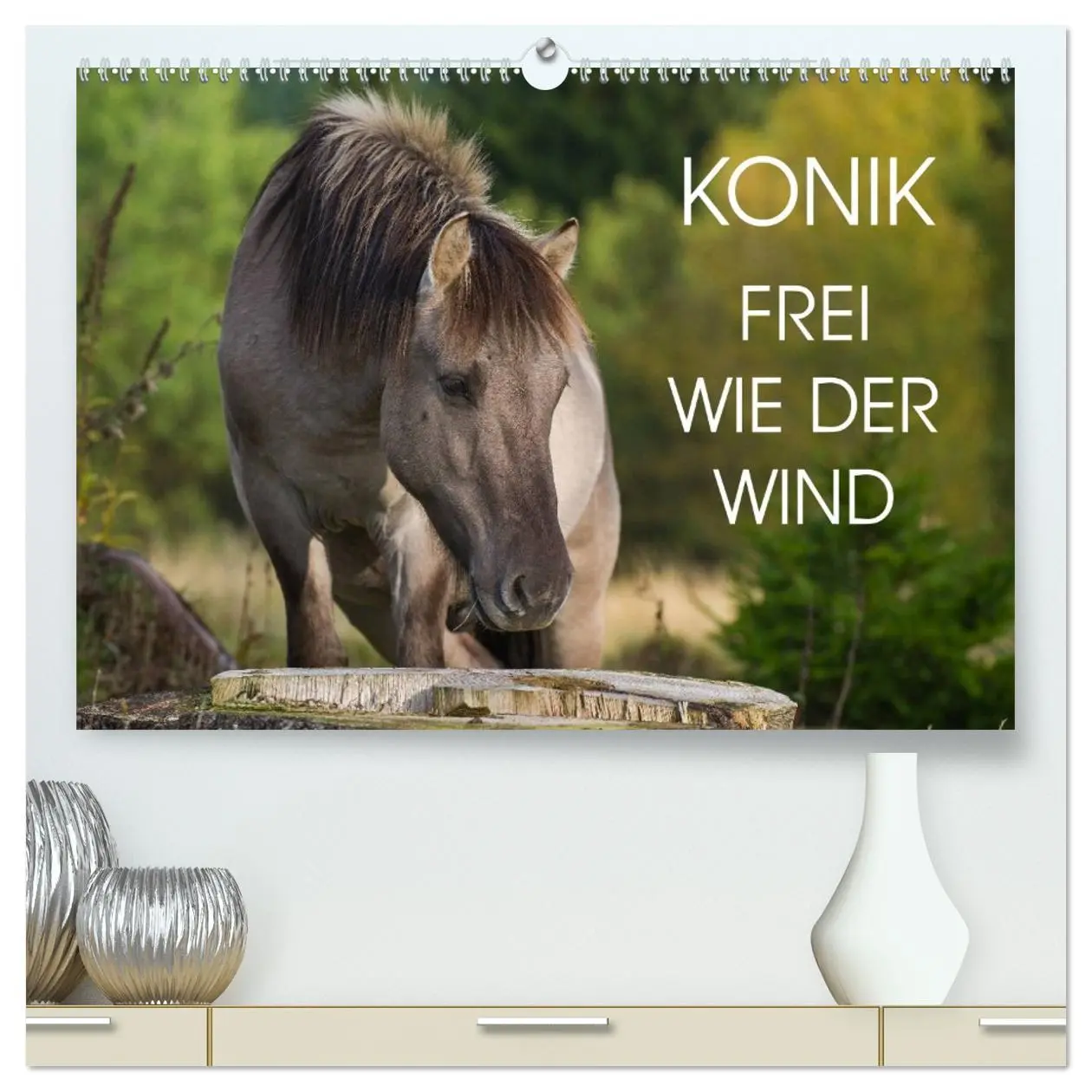 Cover: 9783516029581 | Konik - Frei geboren (hochwertiger Premium Wandkalender 2026 DIN A2...