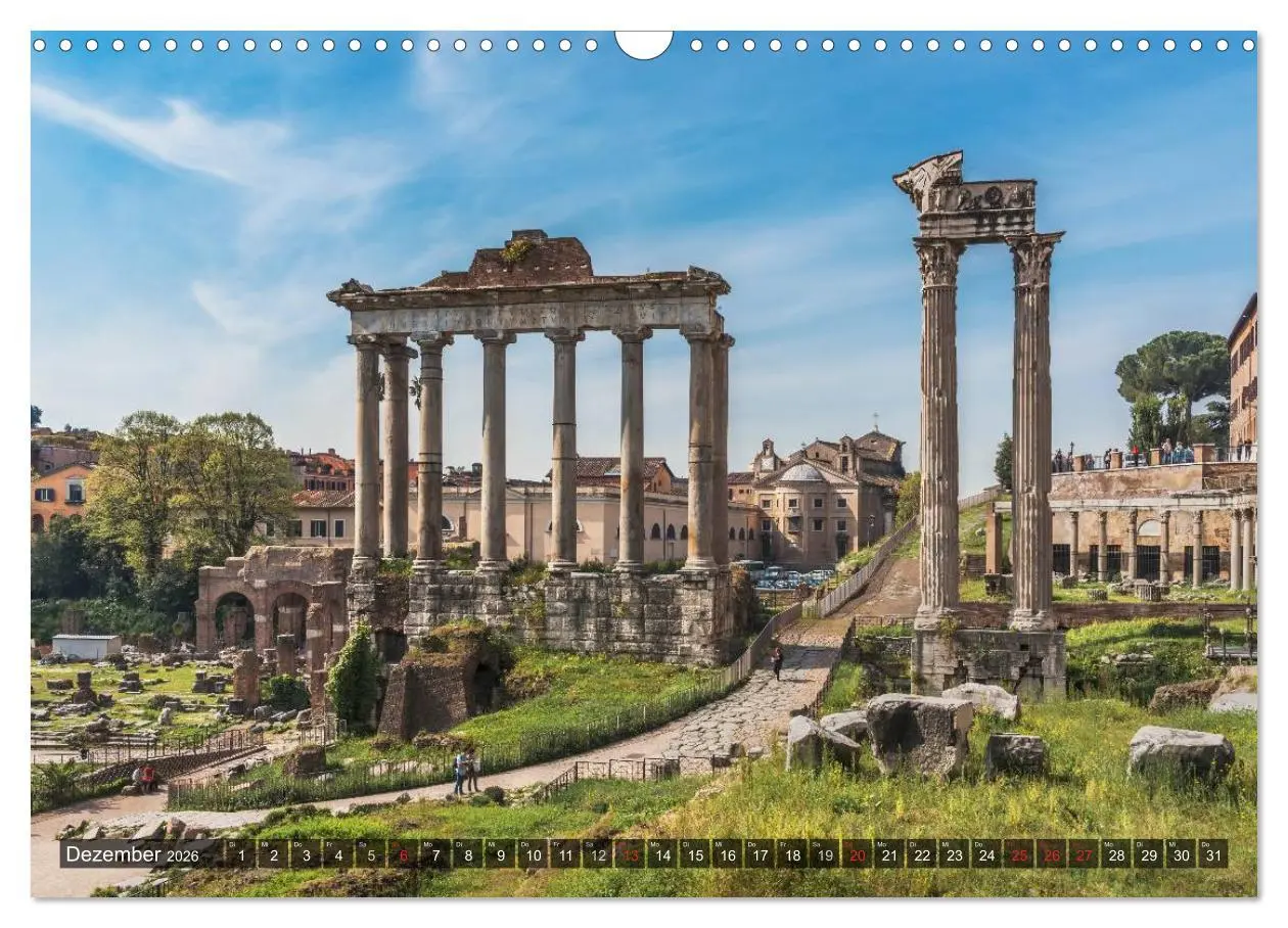 Bild: 9783516199581 | Ein Wochenende in Rom (Wandkalender 2026 DIN A3 quer), CALVENDO...