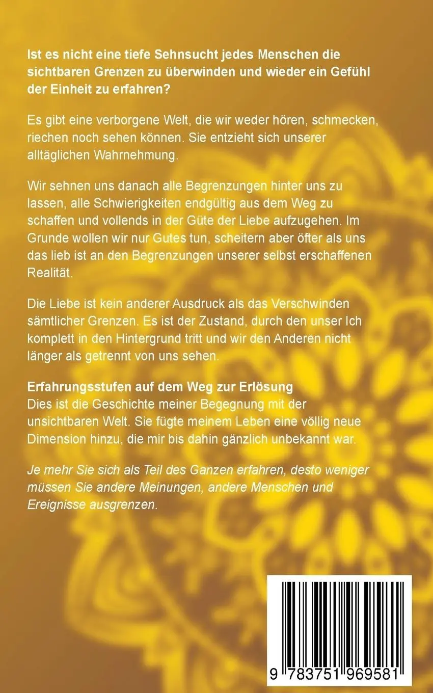 Rückseite: 9783751969581 | Erlösung durch Hingabe | Die Begegnung mit dem Unsichtbaren | Herold