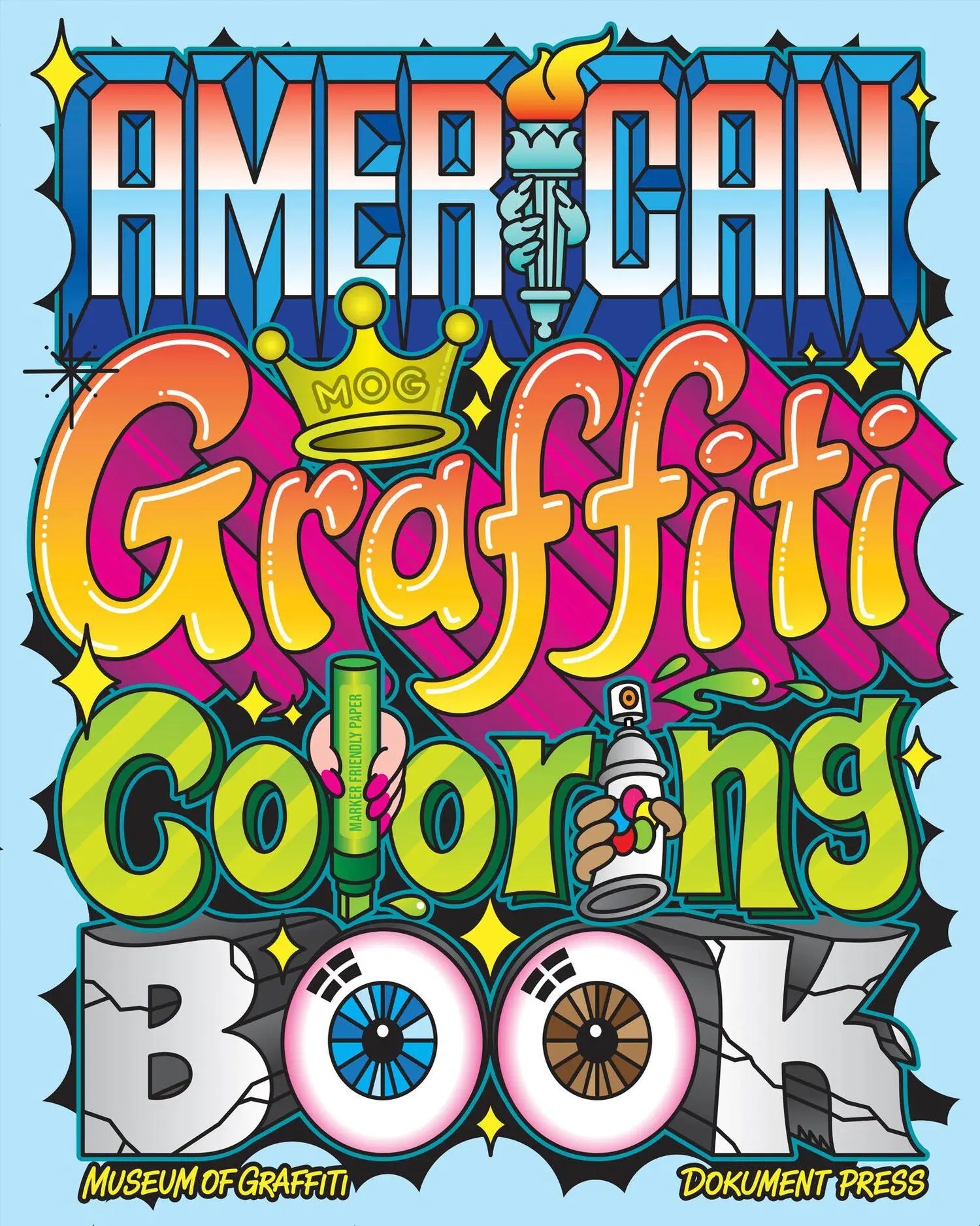 Cover: 9789188369581 | American Graffiti Coloring Book | Museum Of Graffiti | Taschenbuch