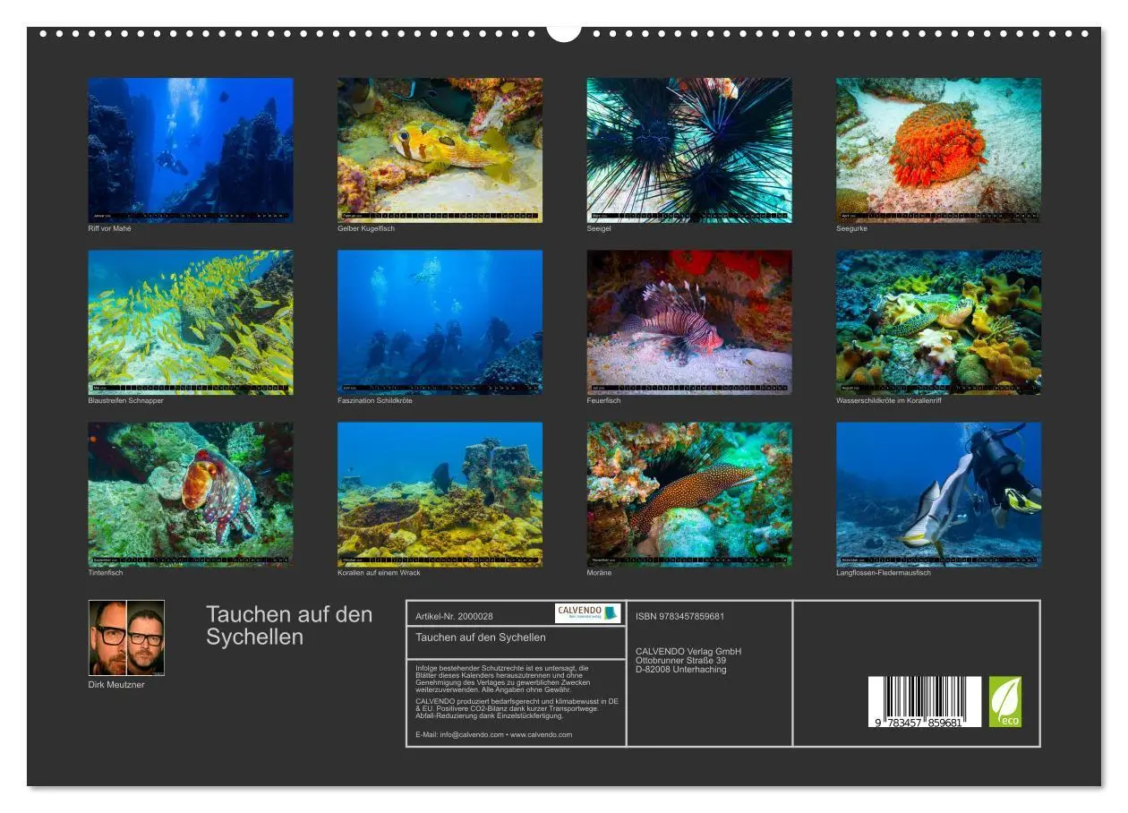 Bild: 9783457859681 | Tauchen auf den Sychellen (hochwertiger Premium Wandkalender 2026...
