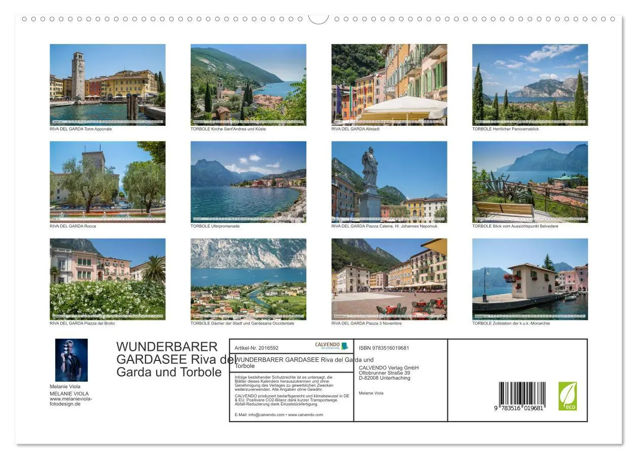 Bild: 9783516019681 | WUNDERBARER GARDASEE Riva del Garda und Torbole (hochwertiger...