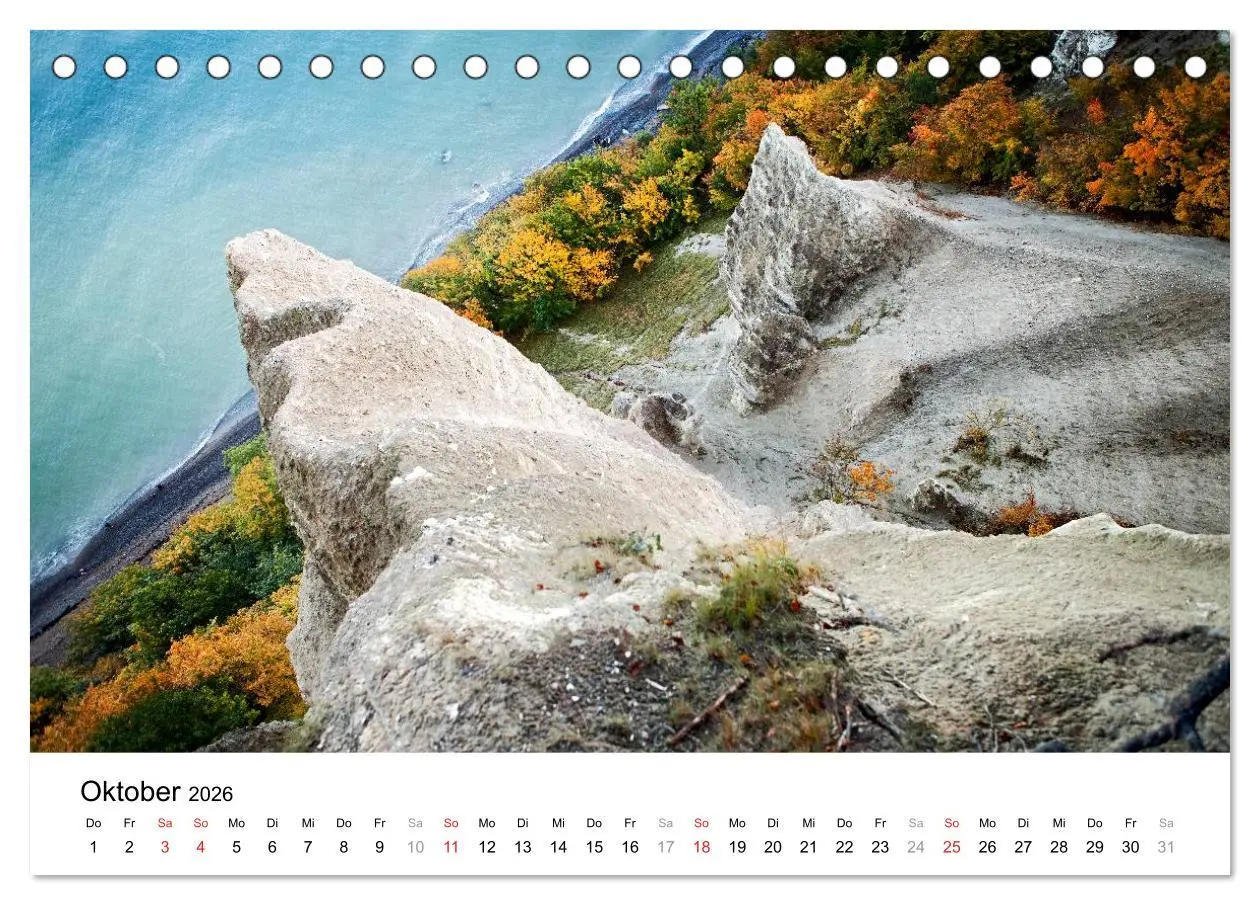Bild: 9783516189681 | Rügen (Tischkalender 2026 DIN A5 quer), CALVENDO Monatskalender | 2026