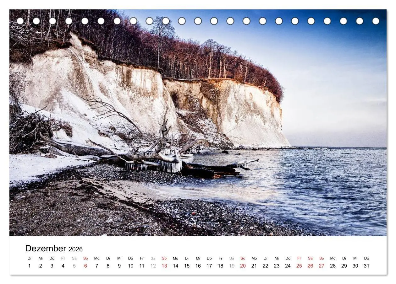 Bild: 9783516189681 | Rügen (Tischkalender 2026 DIN A5 quer), CALVENDO Monatskalender | 2026