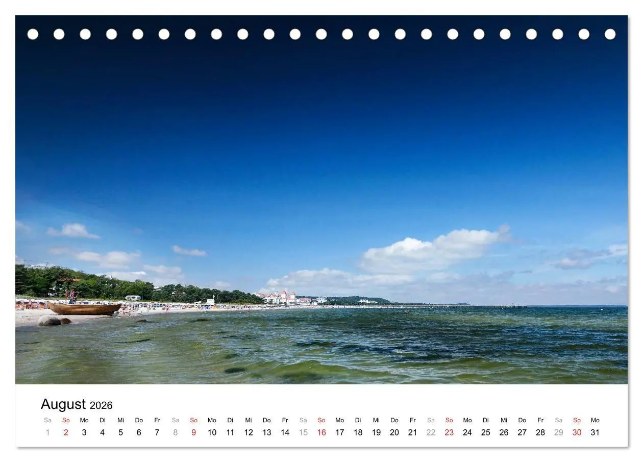 Bild: 9783516189681 | Rügen (Tischkalender 2026 DIN A5 quer), CALVENDO Monatskalender | 2026