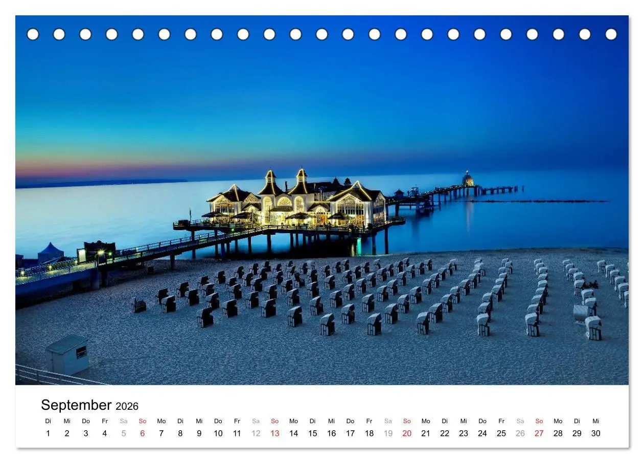 Bild: 9783516189681 | Rügen (Tischkalender 2026 DIN A5 quer), CALVENDO Monatskalender | 2026