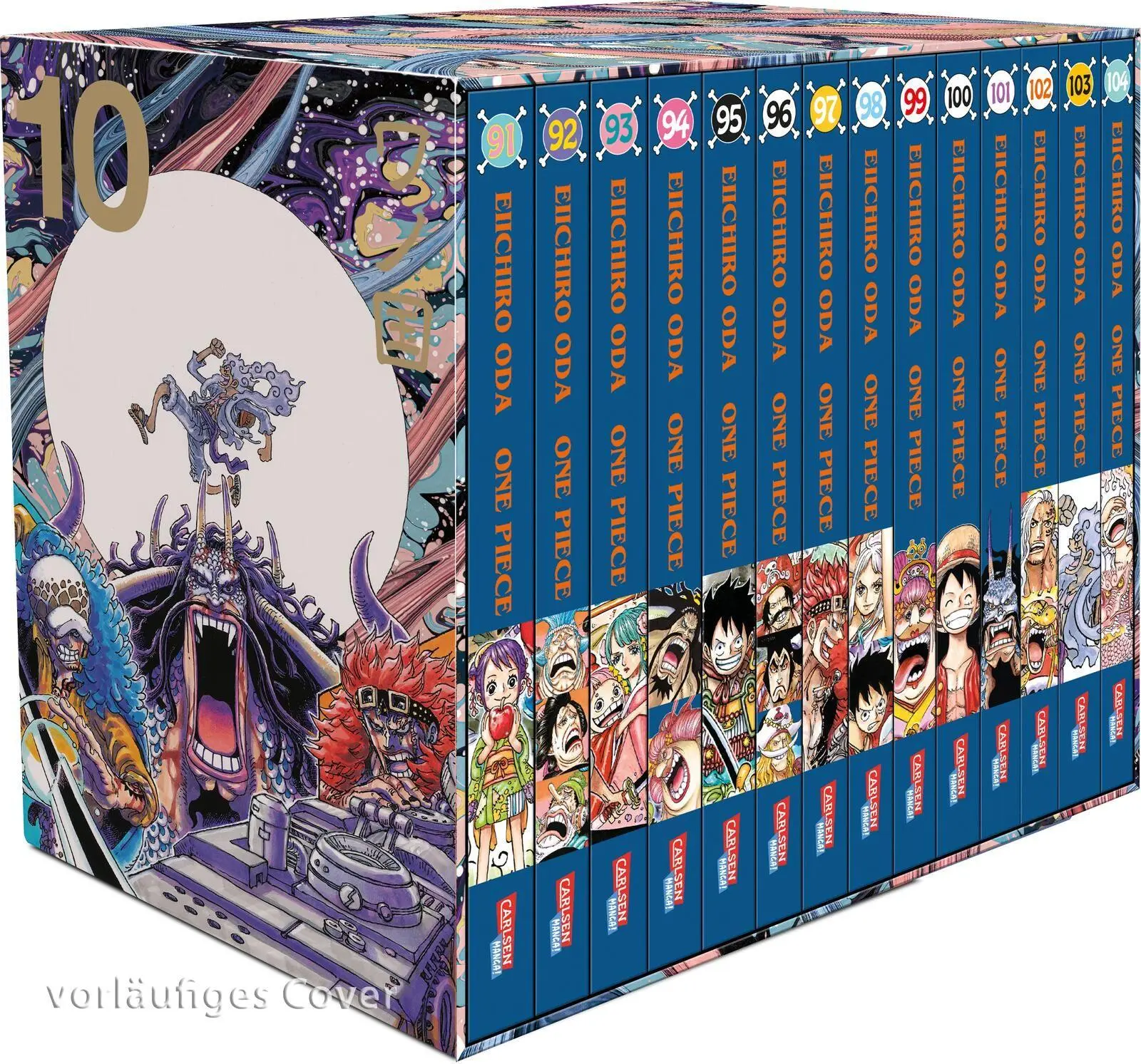 Cover: 9783551809681 | One Piece Sammelschuber 10: Wa No Kuni (inklusive Band 91-104) | Oda
