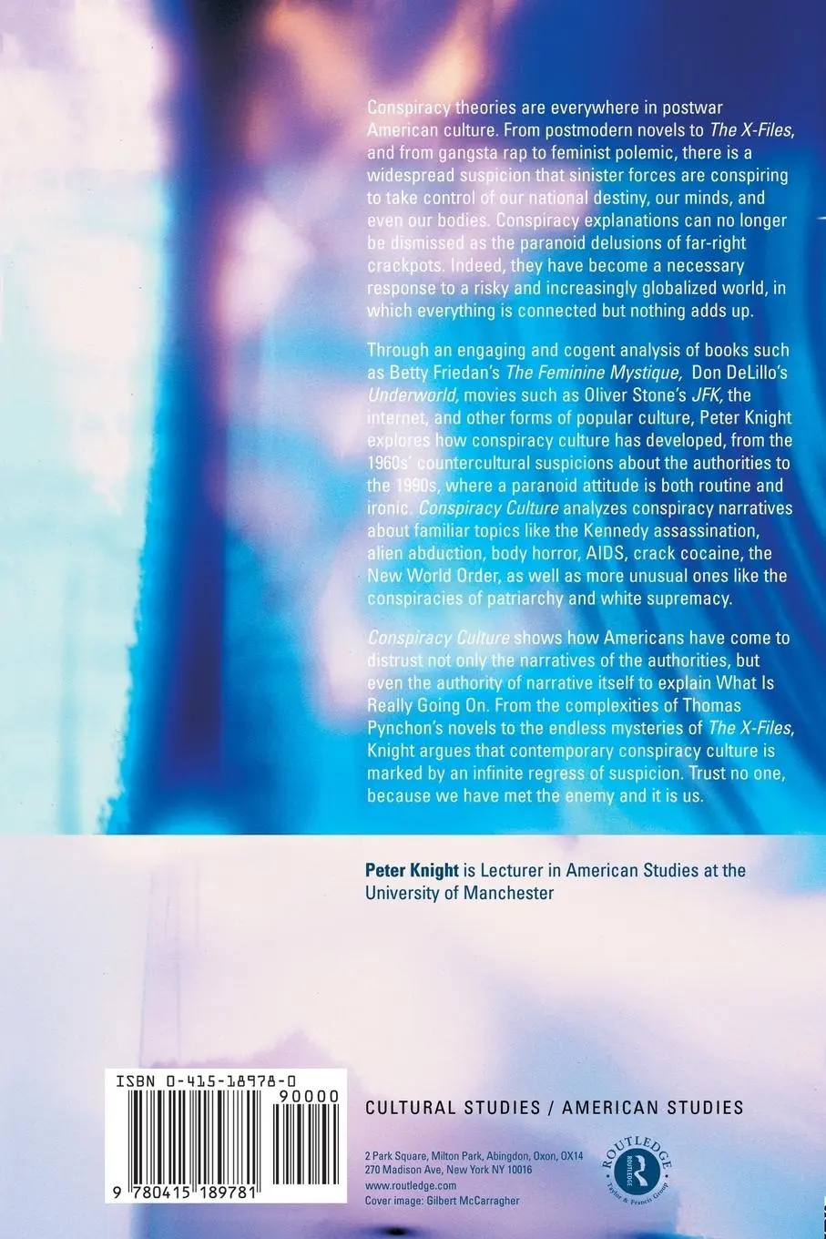 Rückseite: 9780415189781 | Conspiracy Culture | From Kennedy to The X Files | Knight (u. a.)