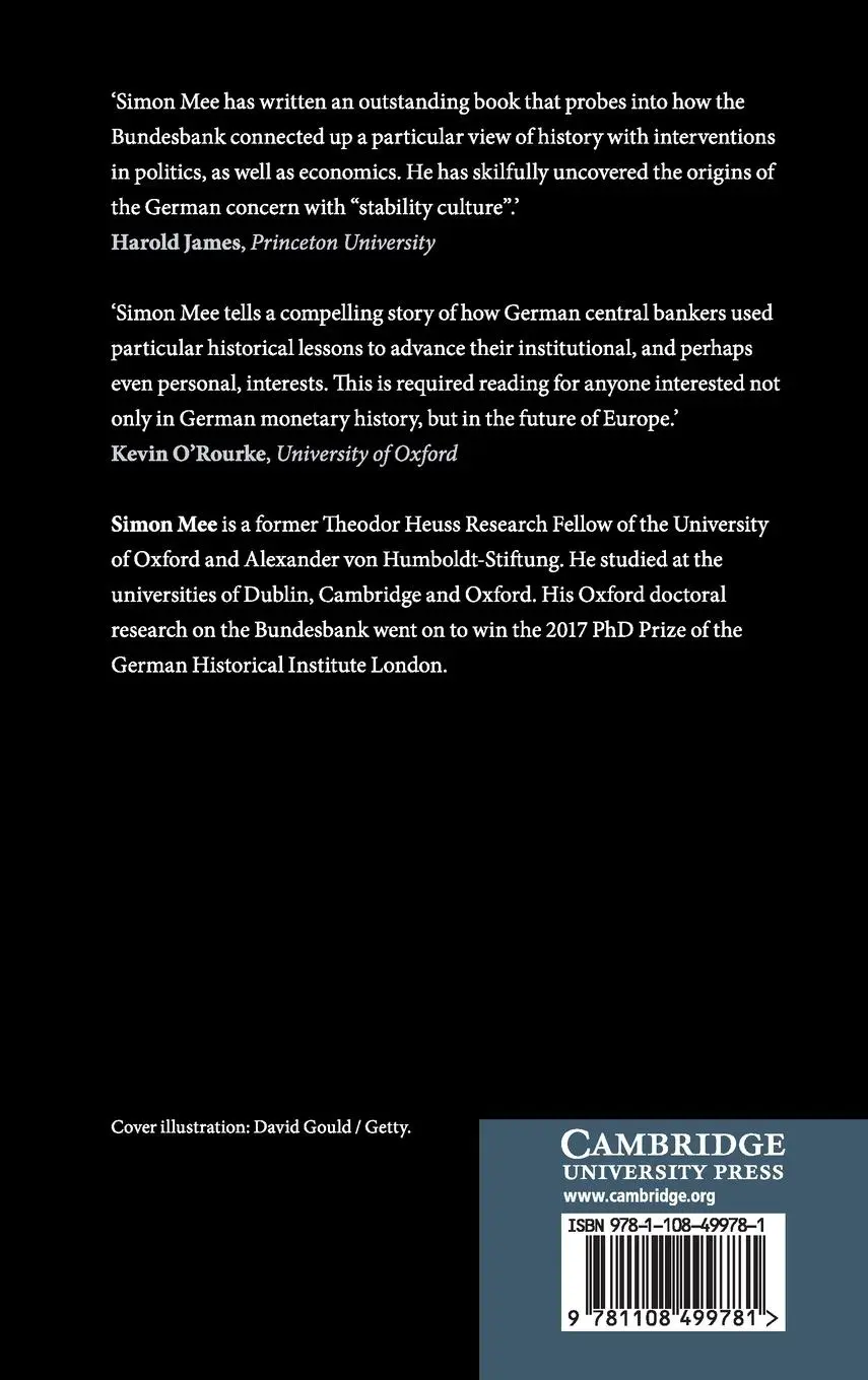 Rückseite: 9781108499781 | Central Bank Independence and the Legacy of the German Past | Mee