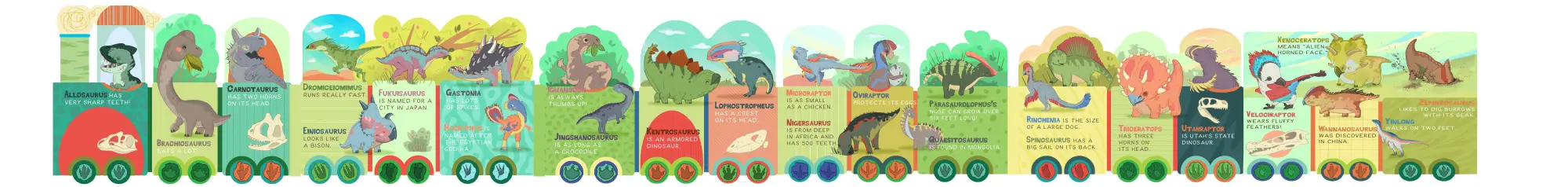 Bild: 9781641709781 | Puzzletrain: Dinosaurs 26-Piece Puzzle | Christopher Robbins | Puzzle