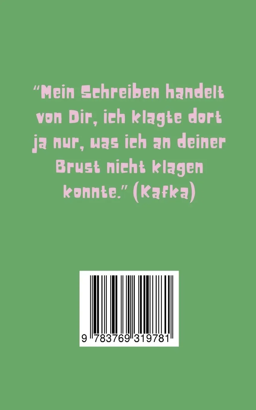 Rückseite: 9783769319781 | Brief an den Vater | Franz Kafka | Taschenbuch | 64 S. | Deutsch