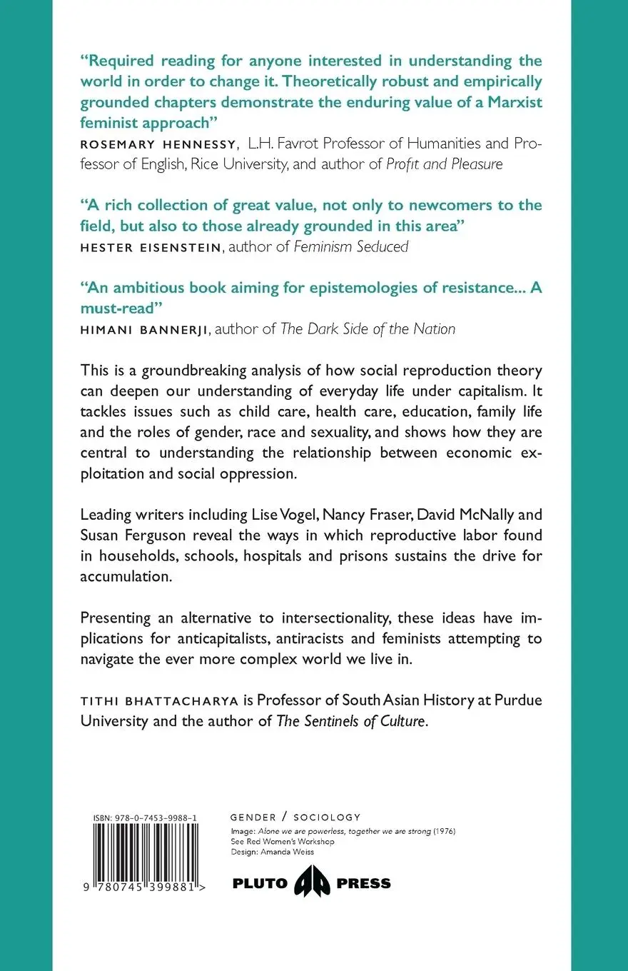 Rückseite: 9780745399881 | Social Reproduction Theory | Remapping Class, Recentering Oppression