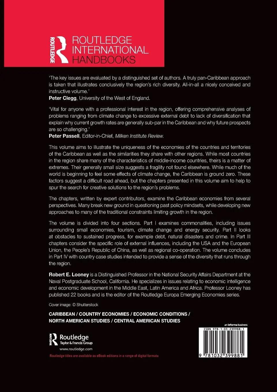 Rückseite: 9781032399881 | Handbook of Caribbean Economies | Robert Looney | Taschenbuch | 2022