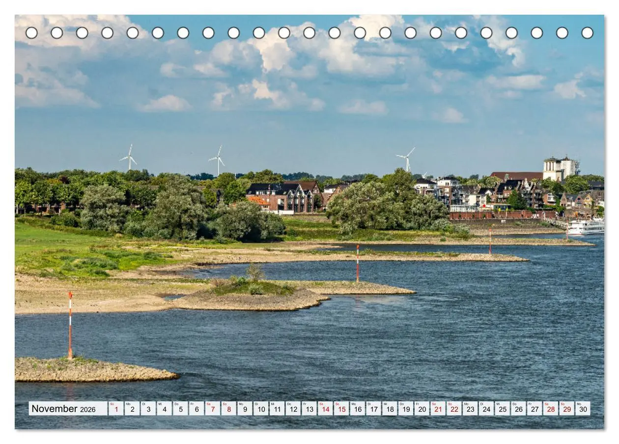 Bild: 9783457459881 | Der Rhein (Tischkalender 2026 DIN A5 quer), CALVENDO Monatskalender