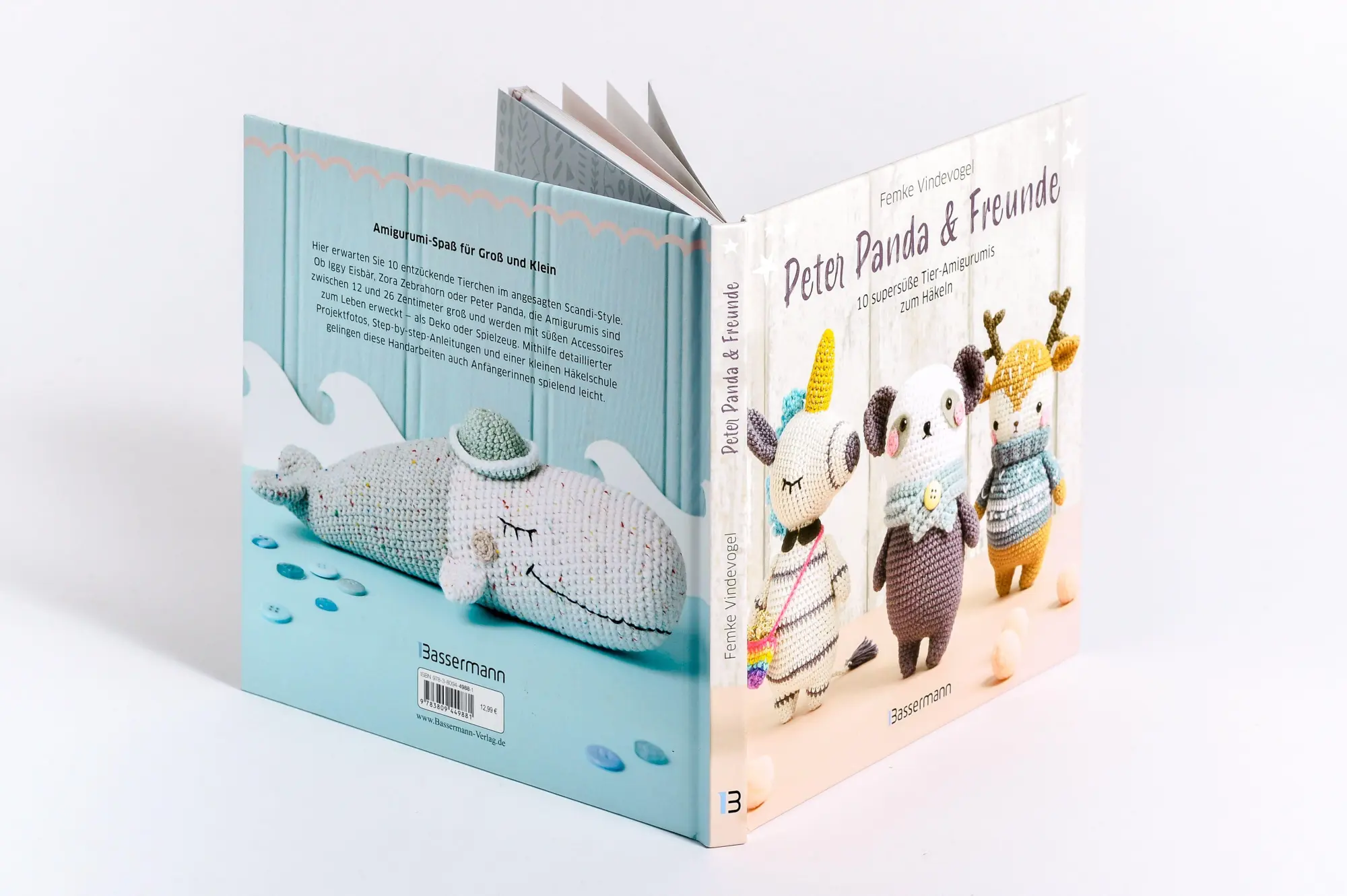 Bild: 9783809449881 | Peter Panda &amp; Freunde. 10 supersüße Tier-Amigurumis zum Häkeln | Buch