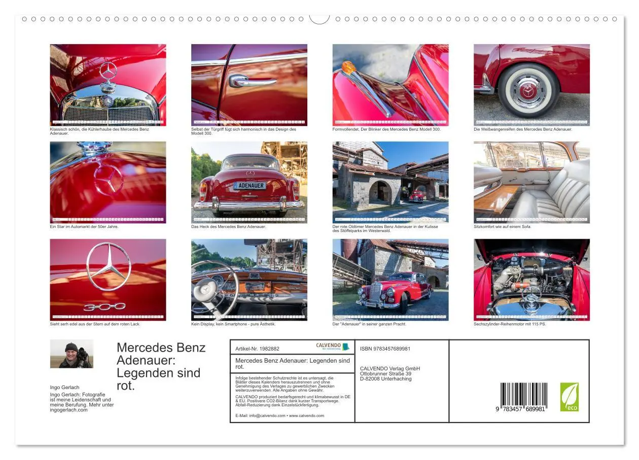 Bild: 9783457689981 | Mercedes Benz Adenauer: Legenden sind rot. (hochwertiger Premium...