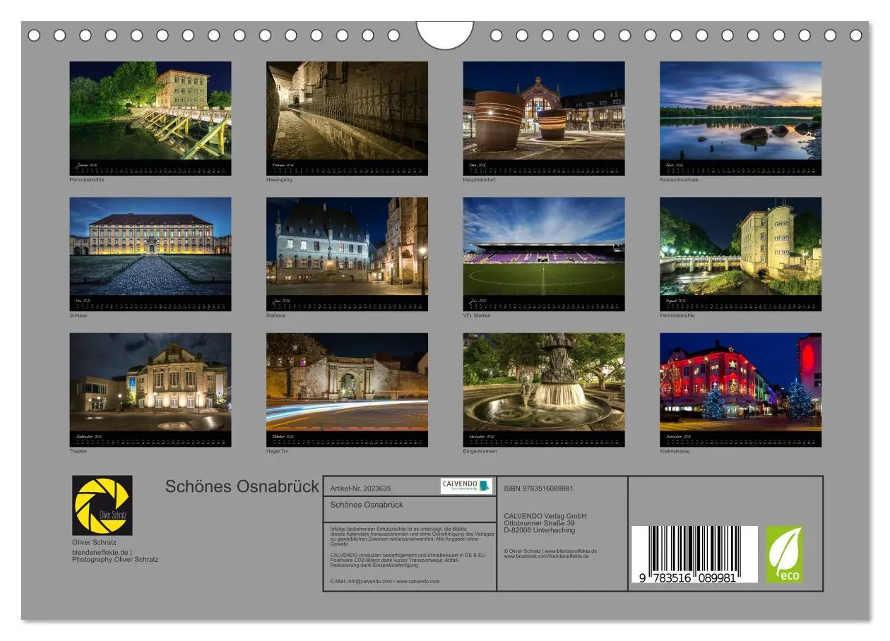 Bild: 9783516089981 | Schönes Osnabrück (Wandkalender 2026 DIN A4 quer), CALVENDO...