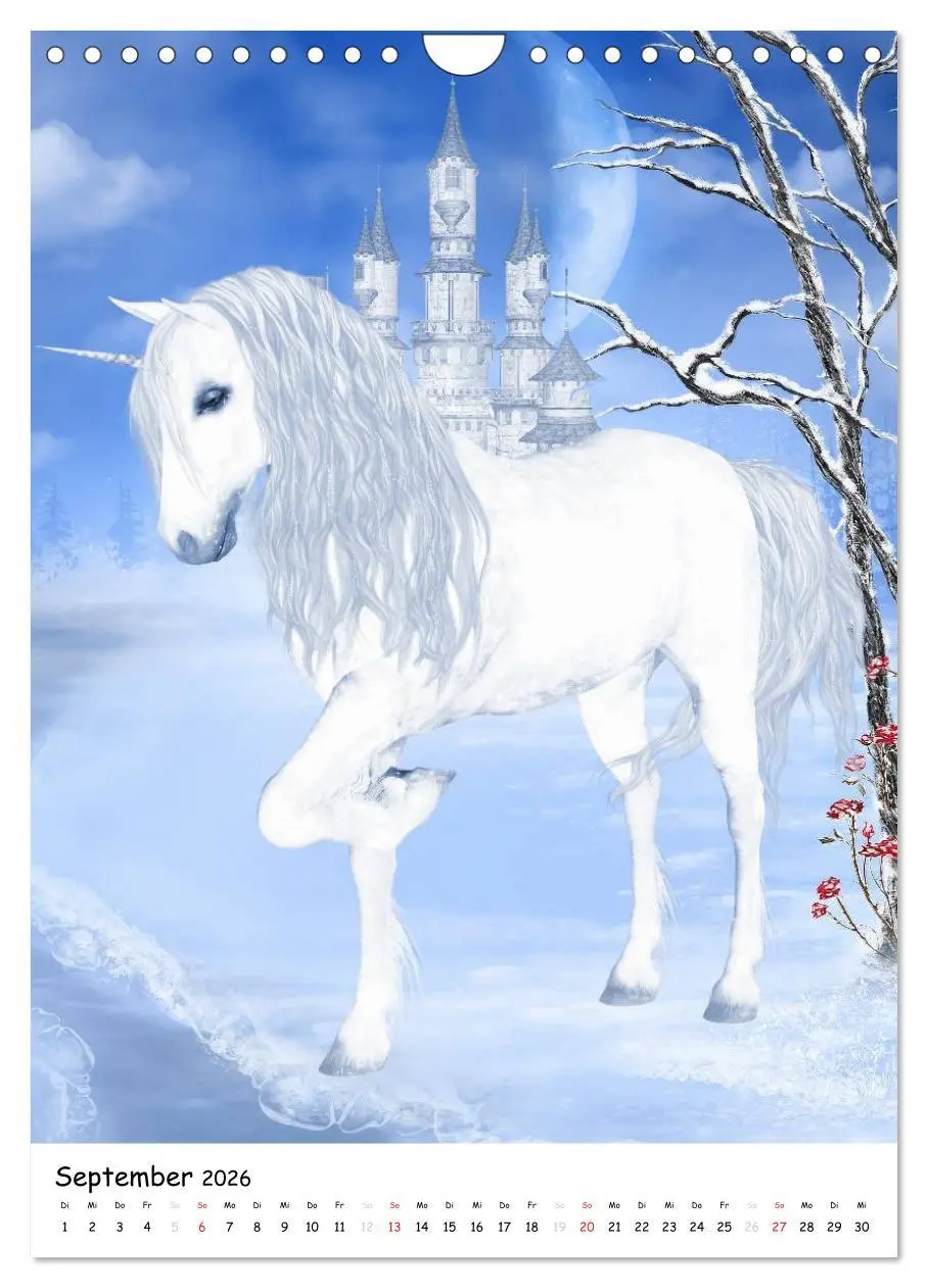 Bild: 9783516469981 | Einhorn und Pegasus (Wandkalender 2026 DIN A4 hoch), CALVENDO...