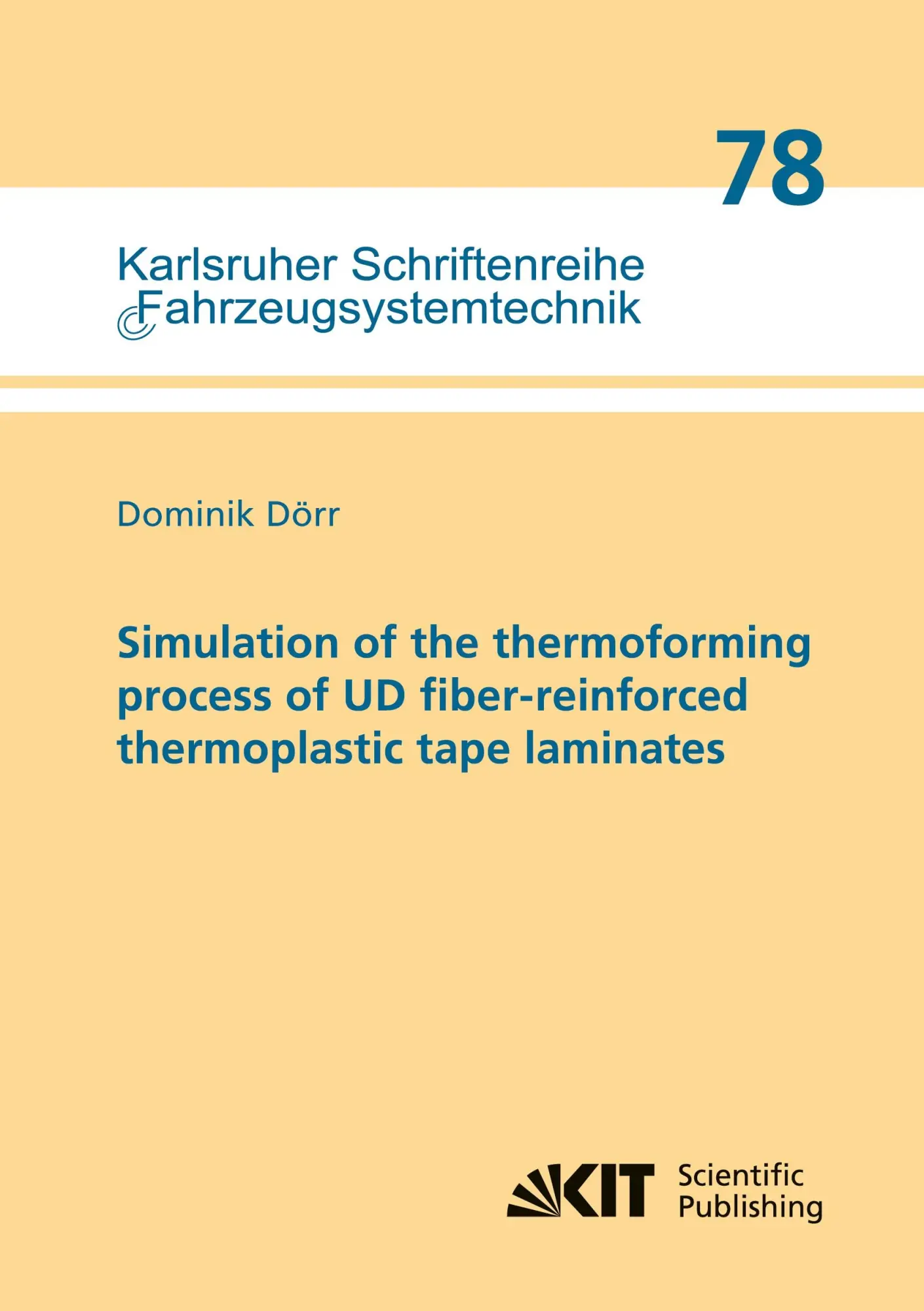 Cover: 9783731509981 | Simulation of the thermoforming process of UD fiber-reinforced...
