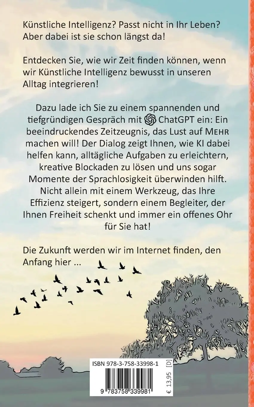 Rückseite: 9783758339981 | Zeit finden | Auf ein Wort mit ChatGPT | Vera Ansén | Taschenbuch