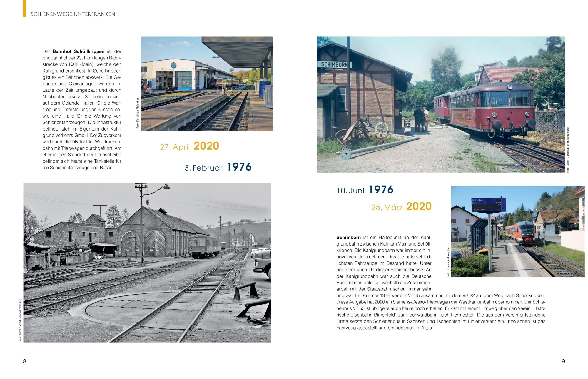 Bild: 9783968079981 | Schienenwege gestern und heute - Zeitreise durch Unterfranken | Buch