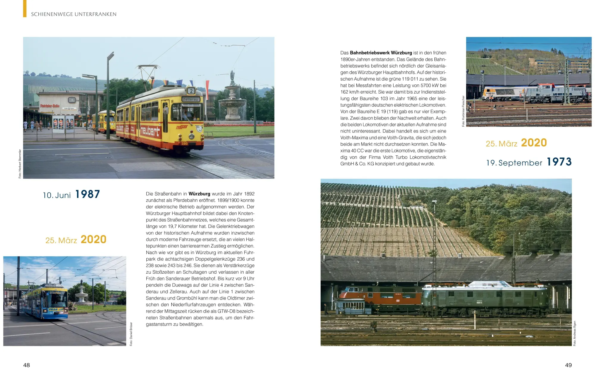 Bild: 9783968079981 | Schienenwege gestern und heute - Zeitreise durch Unterfranken | Buch