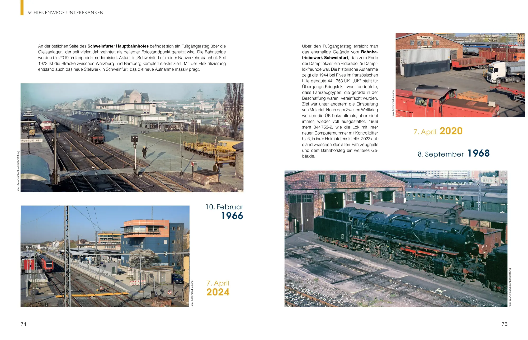 Bild: 9783968079981 | Schienenwege gestern und heute - Zeitreise durch Unterfranken | Buch