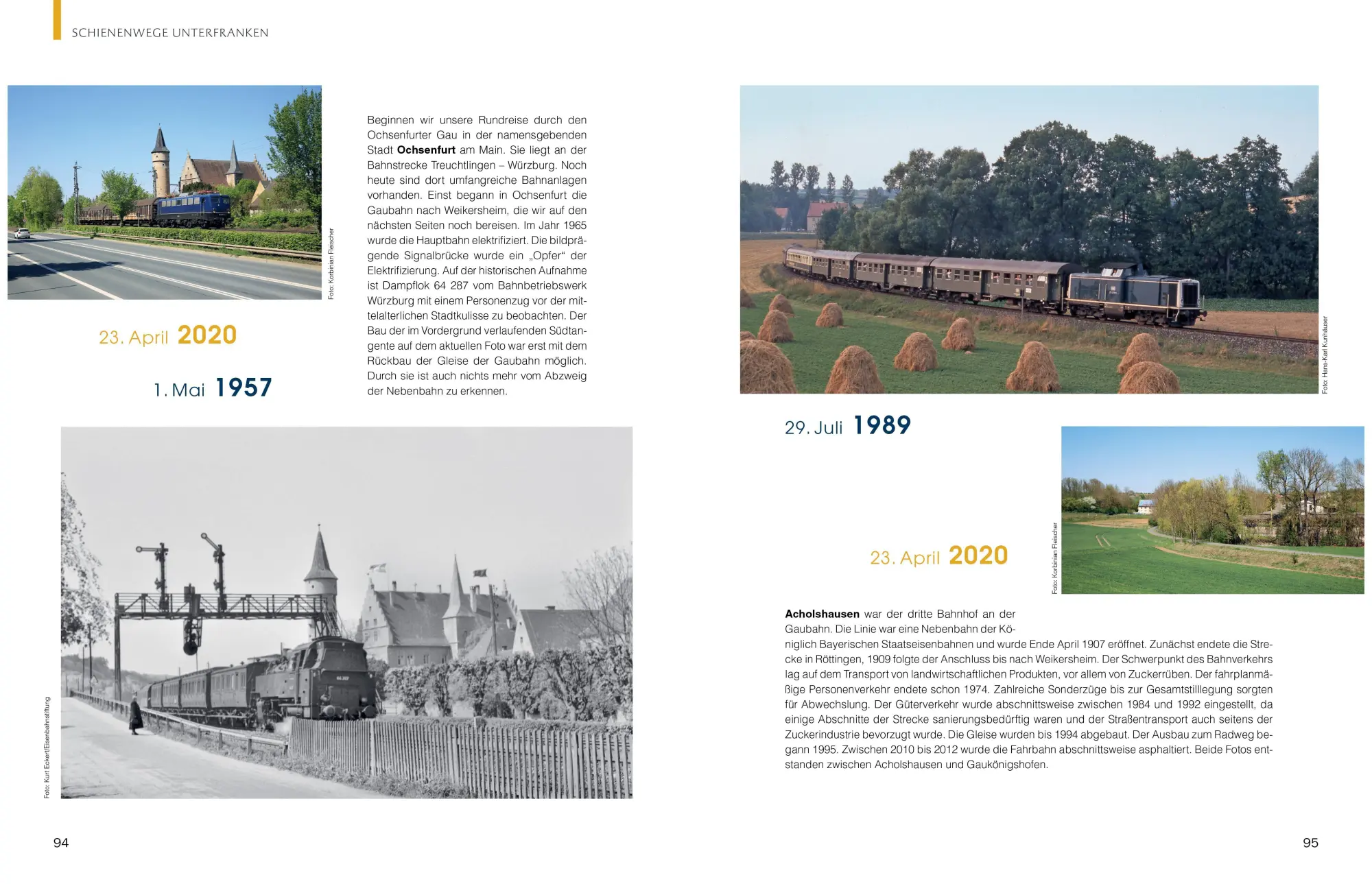 Bild: 9783968079981 | Schienenwege gestern und heute - Zeitreise durch Unterfranken | Buch