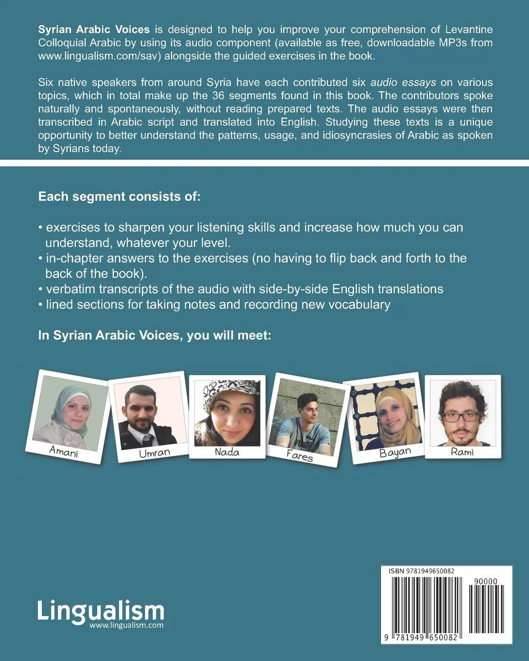 Rückseite: 9781949650082 | Syrian Arabic Voices | Matthew Aldrich | Taschenbuch | Arabic Voices