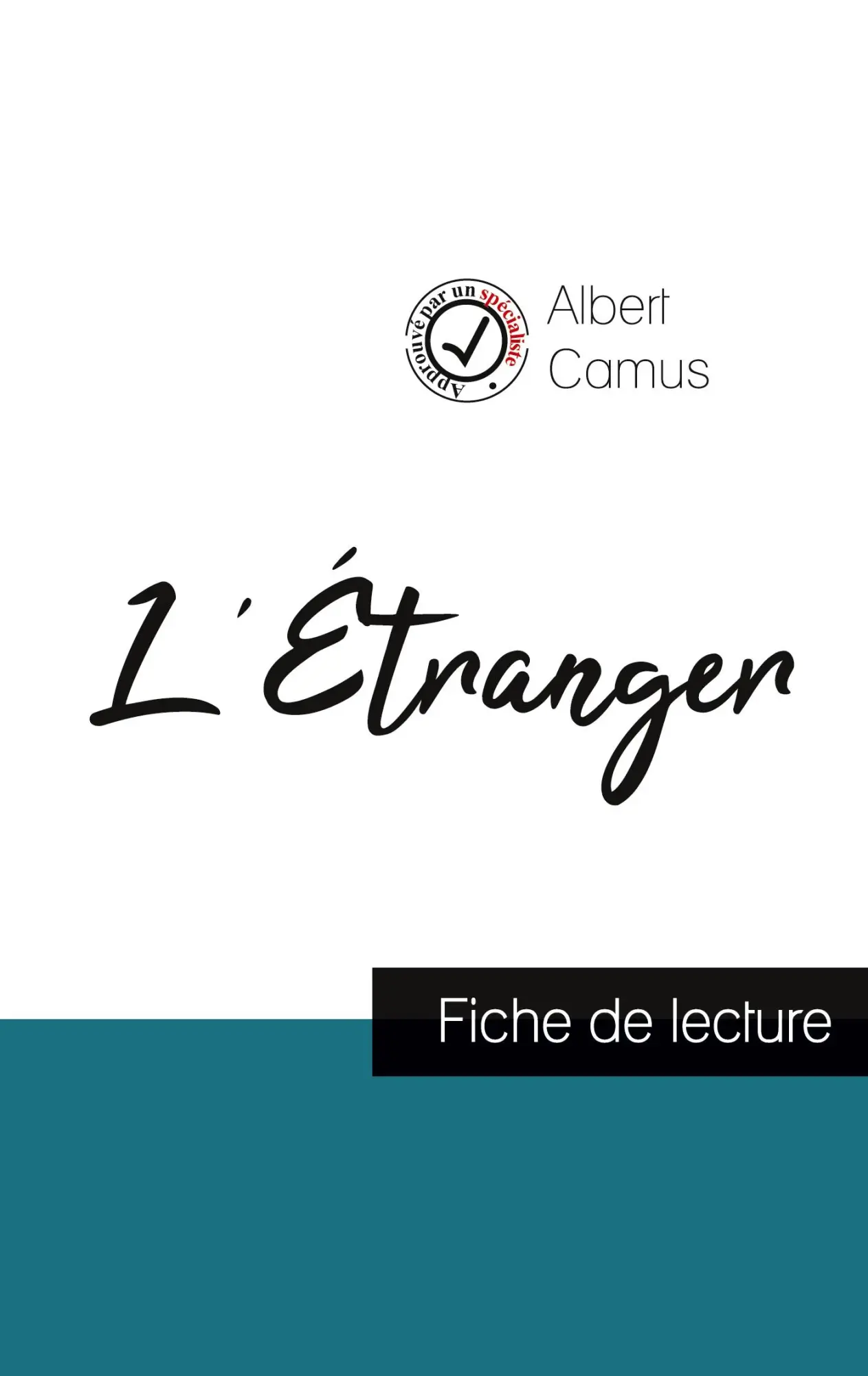 Cover: 9782759300082 | L'Étranger de Albert Camus (fiche de lecture et analyse complète de...
