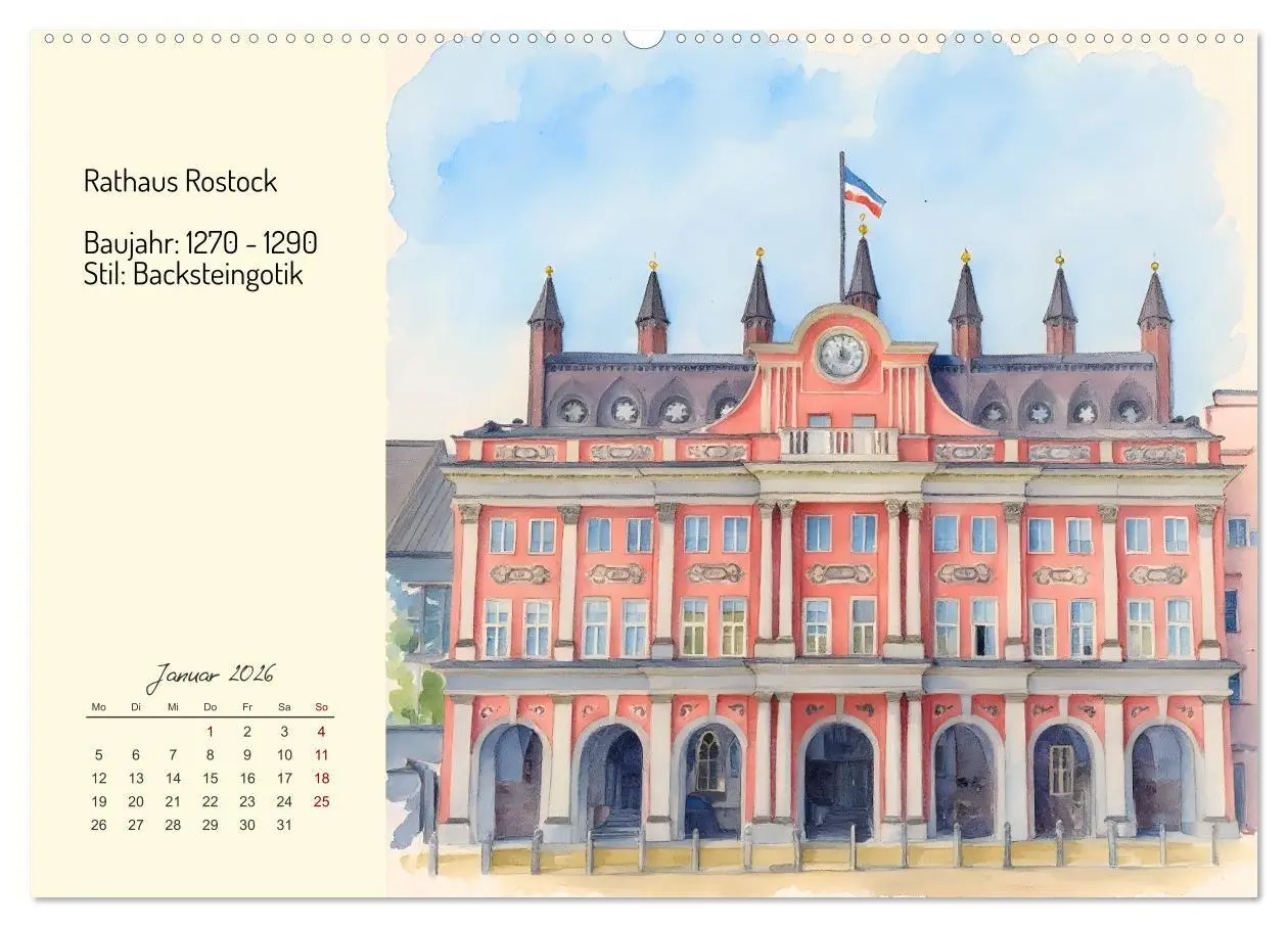 Bild: 9783516720082 | Prunkvolle deutsche Rathäuser (hochwertiger Premium Wandkalender...