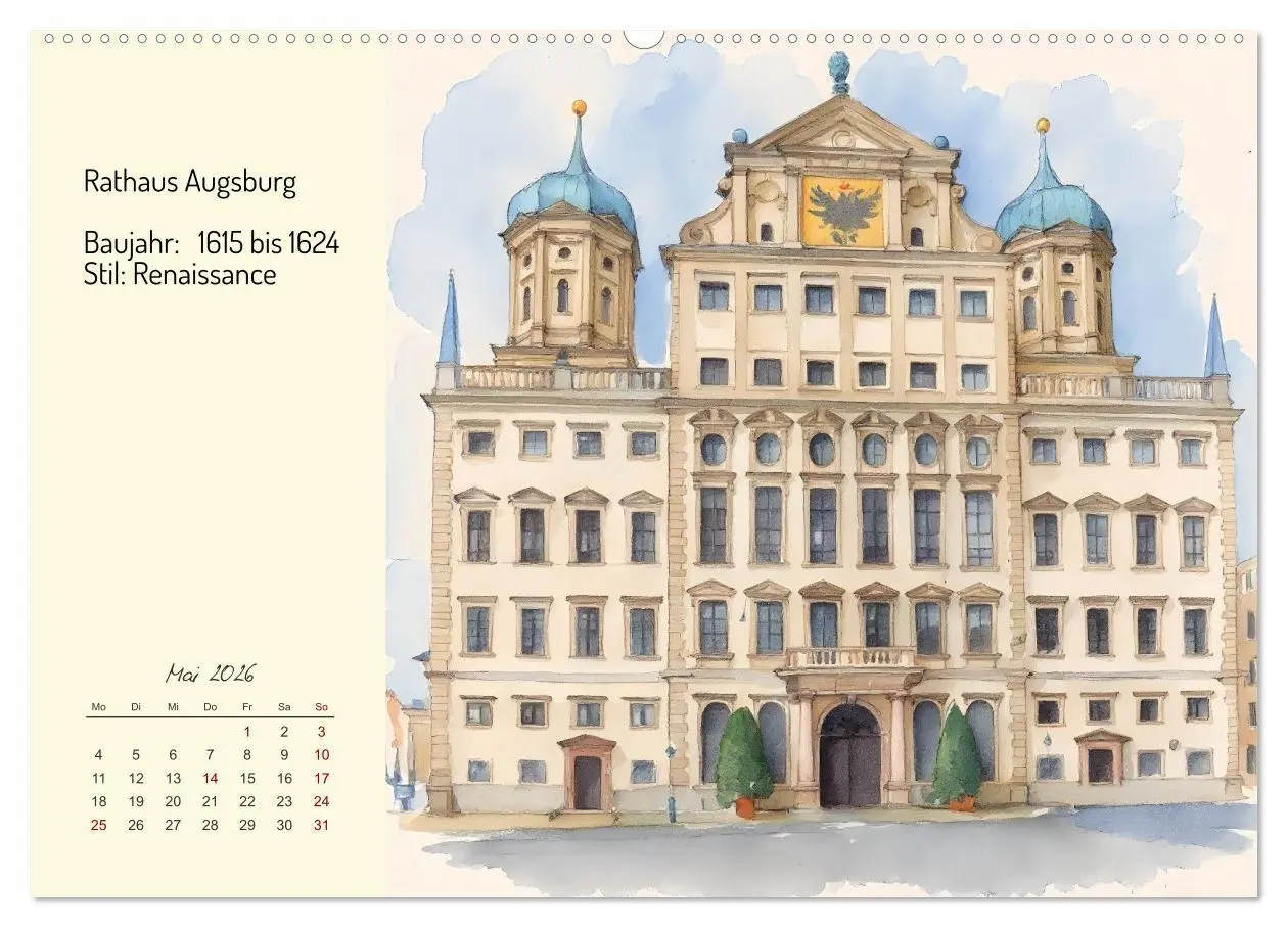 Bild: 9783516720082 | Prunkvolle deutsche Rathäuser (hochwertiger Premium Wandkalender...