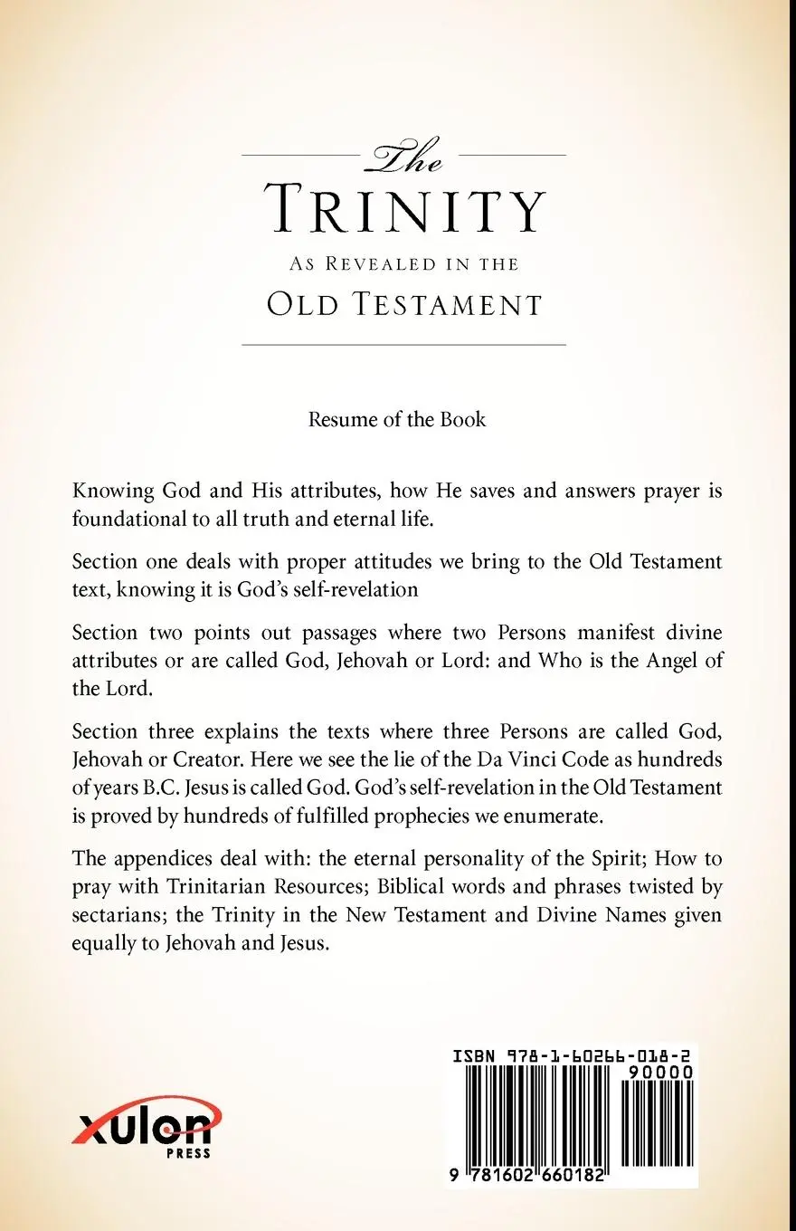 Rückseite: 9781602660182 | The Trinity As Revealed in the Old Testament | Ford Wilson | Buch