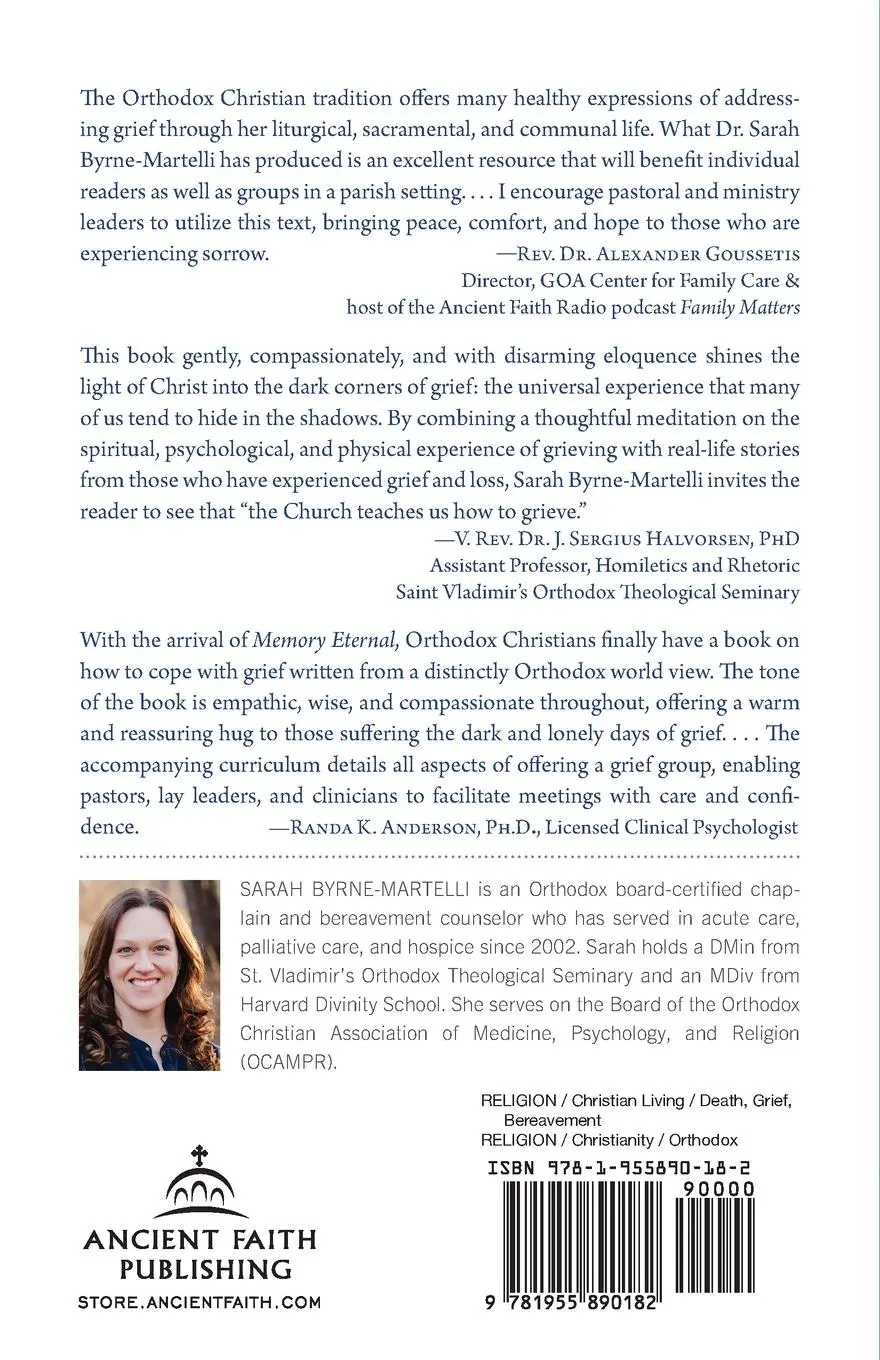 Rückseite: 9781955890182 | Memory Eternal | Living with Grief as Orthodox Christians | Buch