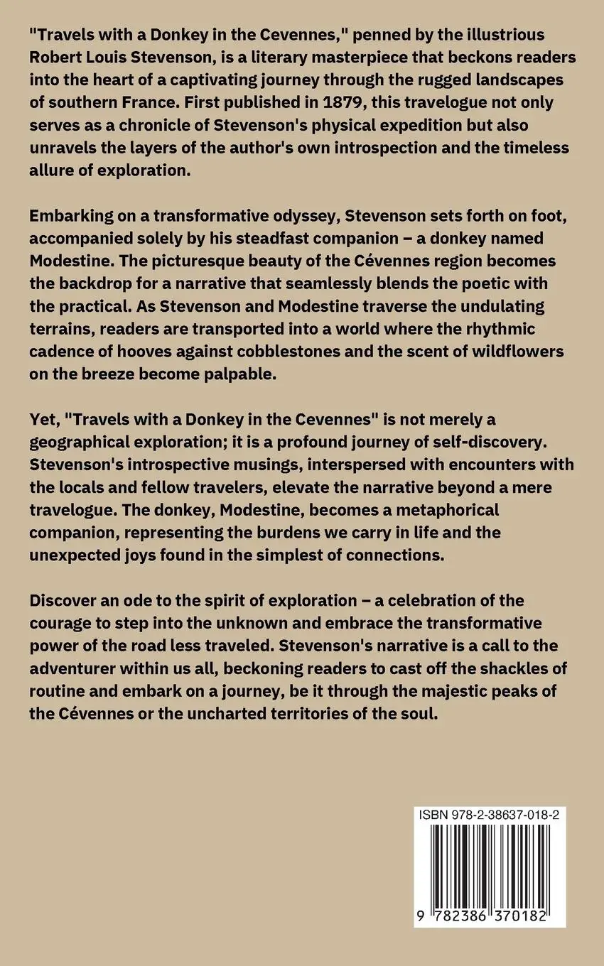 Rückseite: 9782386370182 | Travels With a Donkey in the Cevennes (Annotated) | Stevenson | Buch