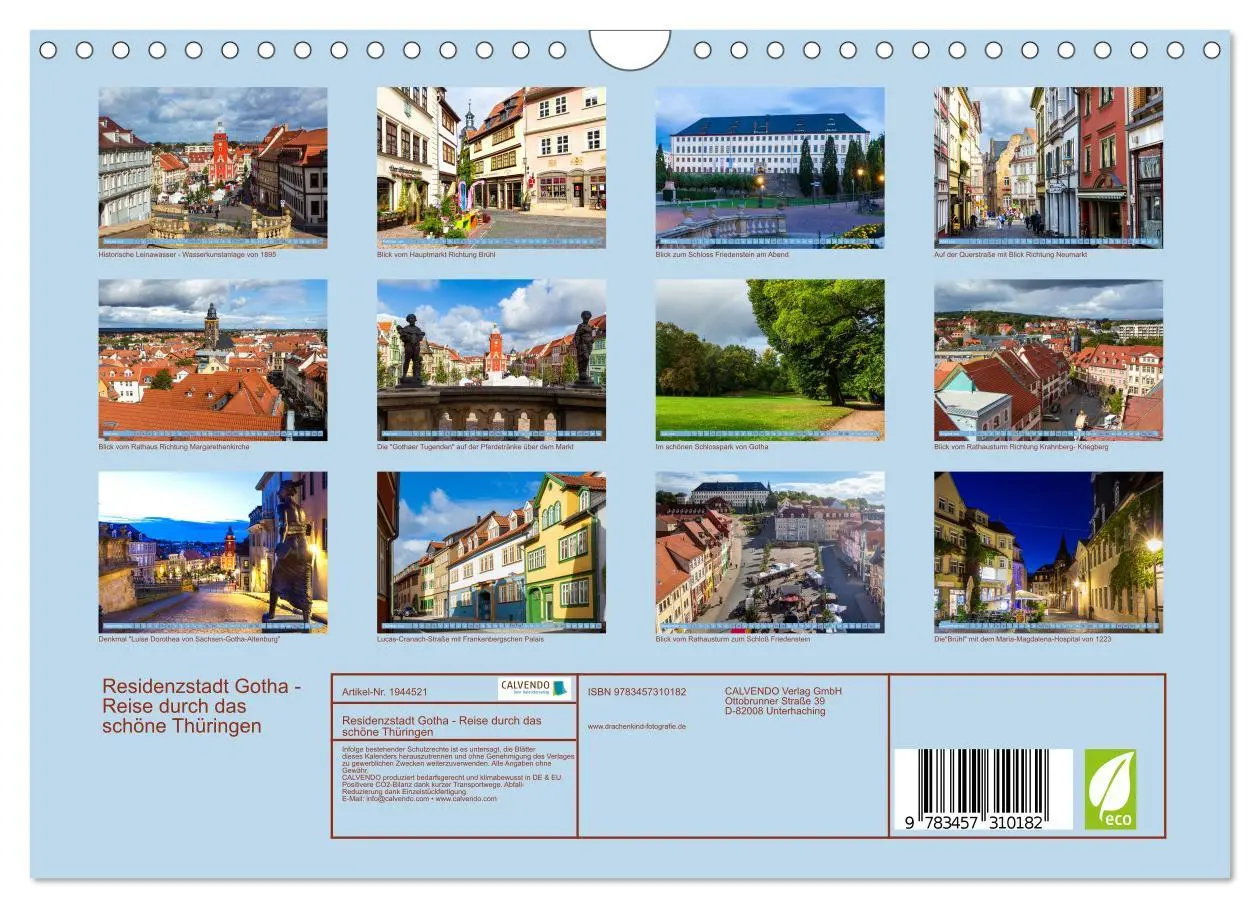 Bild: 9783457310182 | Residenzstadt Gotha - Reise durch das schöne Thüringen...