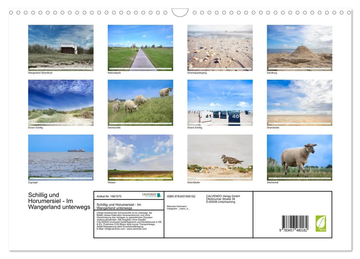 Bild: 9783457480182 | Schillig und Horumersiel - Im Wangerland unterwegs (Wandkalender...