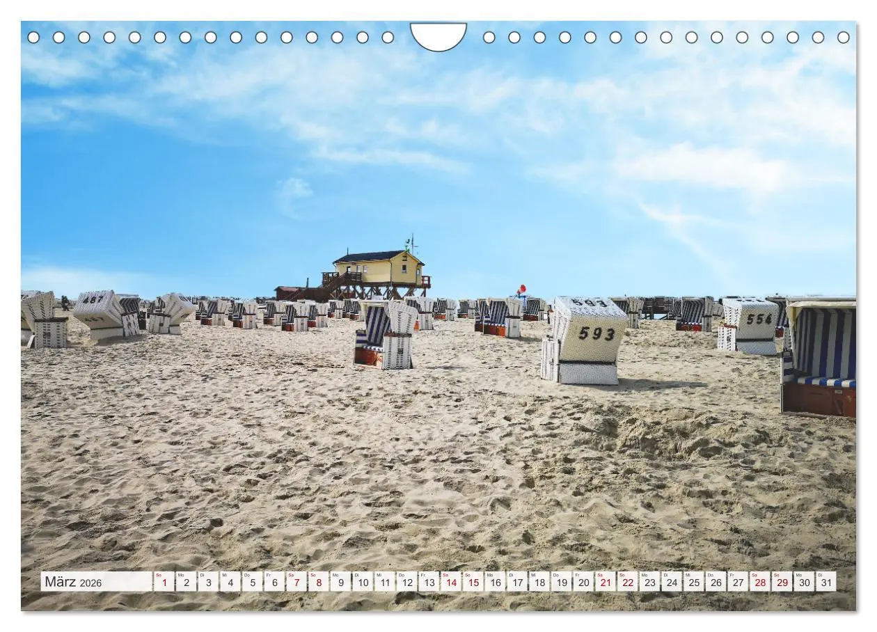 Bild: 9783457620182 | Urlaub in Nordfriesland (Wandkalender 2026 DIN A4 quer), CALVENDO...