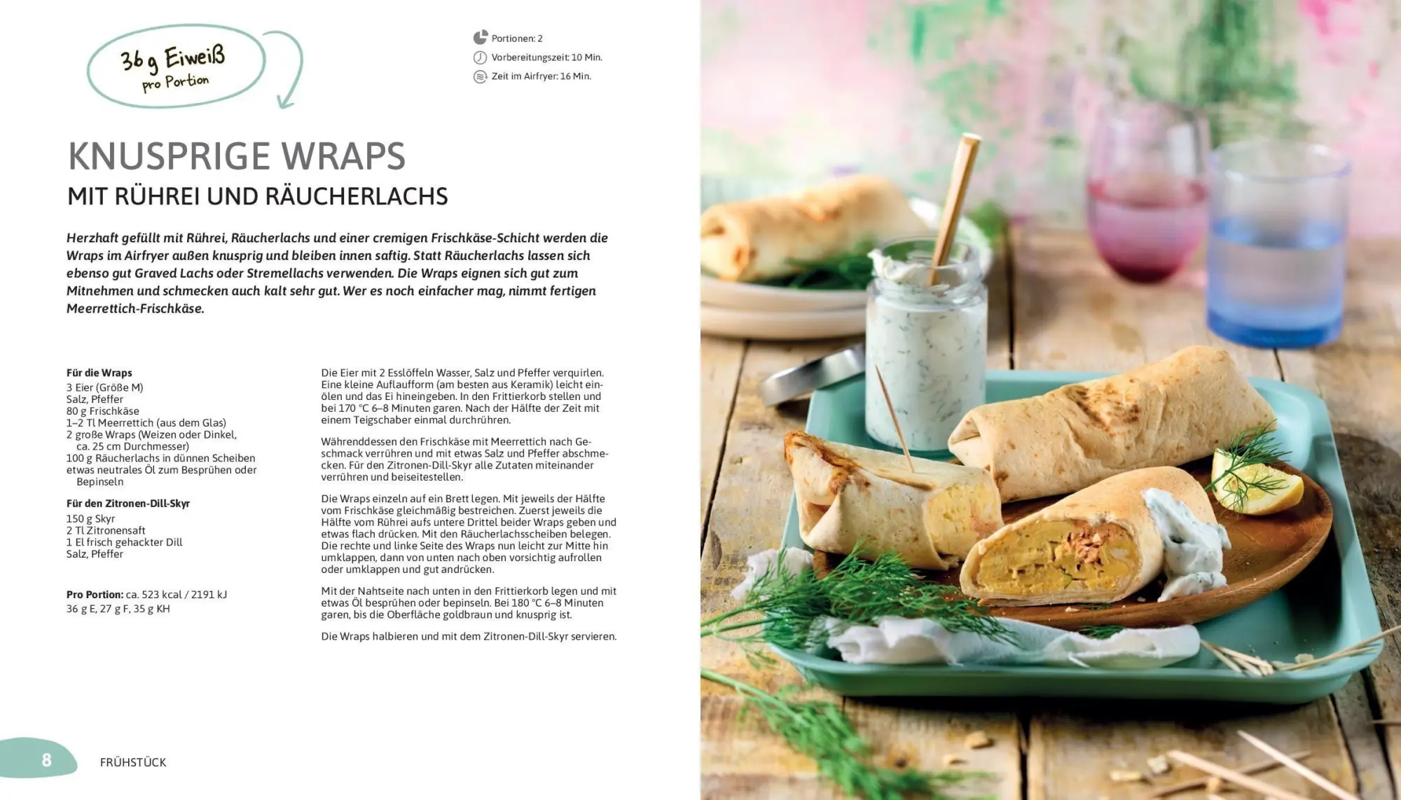 Bild: 9783625300182 | High Protein Airfryer-Kochbuch | Maja Nett | Buch | 96 S. | Deutsch