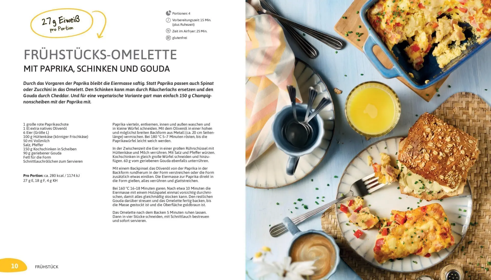 Bild: 9783625300182 | High Protein Airfryer-Kochbuch | Maja Nett | Buch | 96 S. | Deutsch