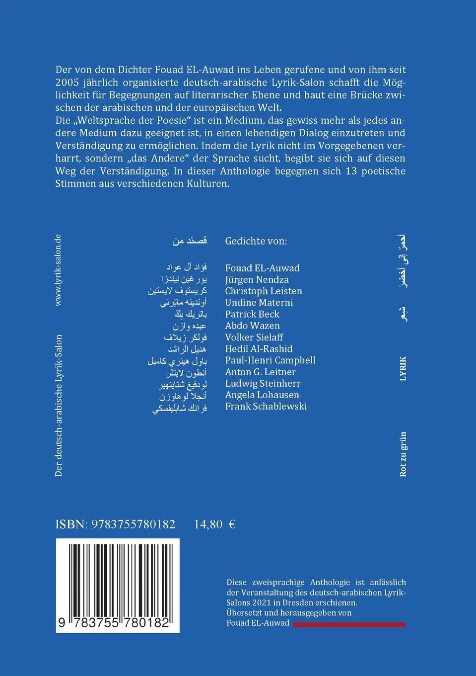 Rückseite: 9783755780182 | rot zu grün | Fouad El-Auwad | Taschenbuch | Paperback | 140 S. | 2022