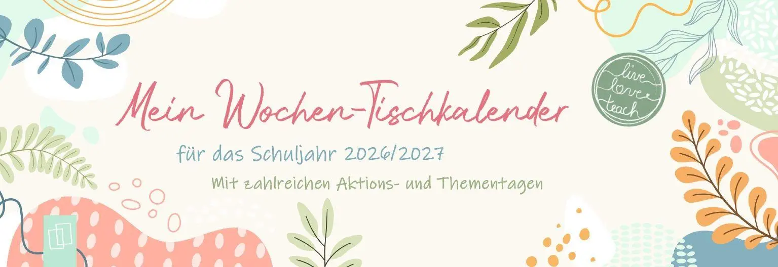 Cover: 9783834670182 | Mein Wochen-Tischkalender für das Schuljahr 2026/2027 | Kalender
