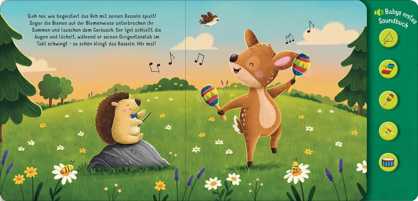 Bild: 9783845870182 | Hör mal, so klingen die Instrumente! | Babys erstes Soundbuch | Dietz