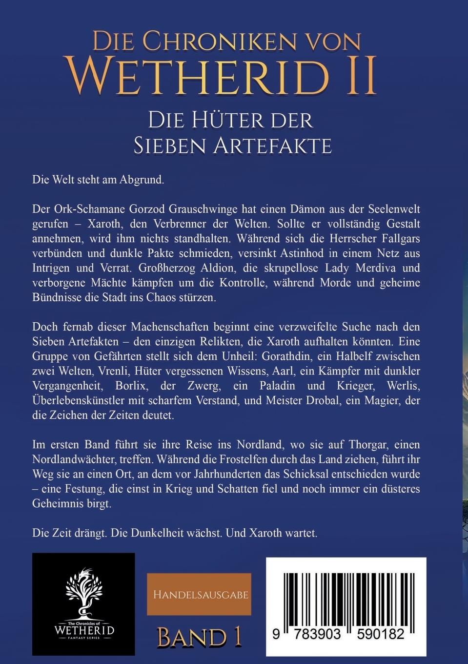 Rückseite: 9783903590182 | Die Chroniken von Wetherid II - Band 1 - Die Hüter der Sieben...